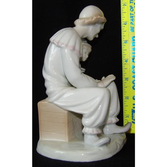 Vintage Paul Sebastian Clown with Boy and Accordion 1980's - Picture 2 of 7